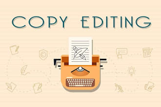 professionally copy edit your ebook or book