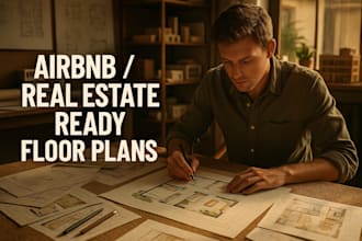 create floor plans tailored for airbnb or real estate listings