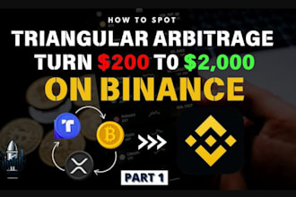 create a trading arbitrage bot for binance bybit kucoin okx crypto