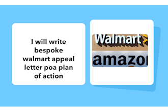 write bespoke walmart appeal letter poa plan of action