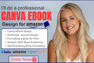 do kdp canva ebook design booklet journal workbook ebook formatting for amazon