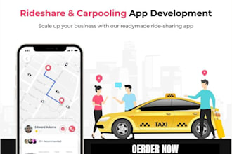 develop carpooling app taxi booking app uber booking app rideshare app taxi app