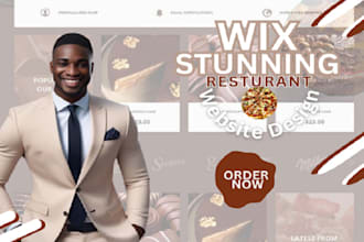 design a stunning wix restaurant website with online ordering and reservation