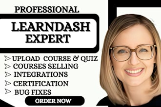 develop a personalized wordpress lms membership website with learndash