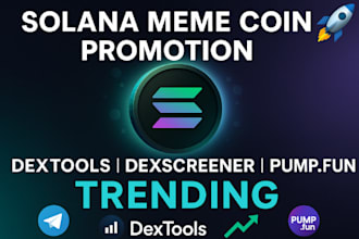 telegram promotion hype sol meme coin trend token on dex pump fun hit 100 bc