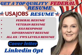 write federal resume for usajobs, executive resume, government resume