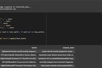 scrape and clean data for nlp, machine learning, and analysis