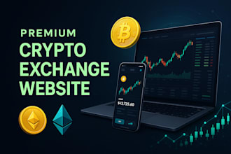 develop a crypto exchange website, trading platform, or crypto app