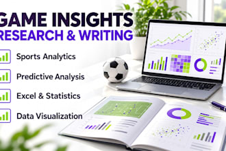 do sports analytics, predictive data analysis, excel, statistics, visualization