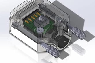 design product casing, pcb enclosure, mechanical product, cnc for 3d printing