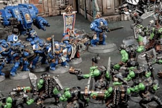 sculpt, print, paint 3d miniatures, kitbash warhammer 40k model, kill team, dnd