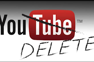 permanently delete youtube channel and delete negative videos, bad link, news