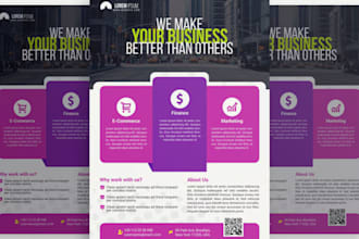 design a professional sales flyer, sell sheet, one pager or sales sheet