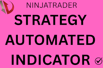 code ninjatrader strategy or automated trading bot on ninjatrader8, ninjascript
