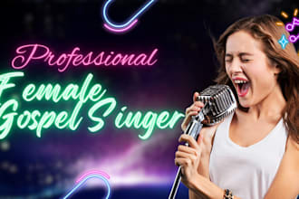 be your female gospel singer female singer female vocalist soulful songwriter
