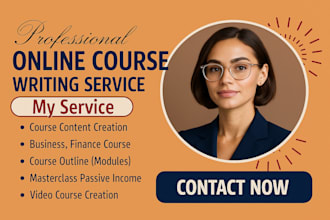 create course content online lesson and course curriculum ebook training manual