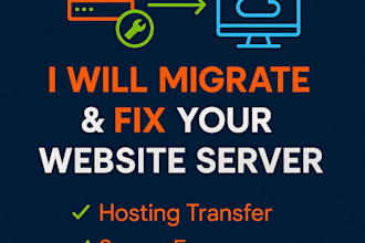 deploy, migrate, optimize your website performance and fix server error