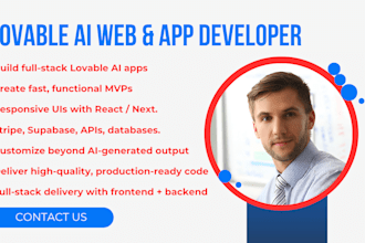 build lovable ai web apps saas mvps and fullstack solutions with react  nextjs