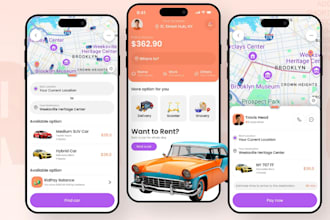 build ride sharing app, ride hailing app, car booking app