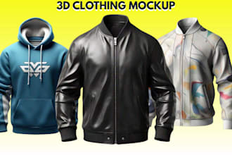 design 3d clothing mockup, clo3d fashion apparel, streetwear animation tech pack
