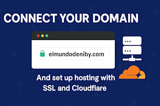 connect your domain, setup SSL and cloudflare configuration