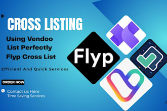 cross list product using vendoo list perfectly flyp crosslist