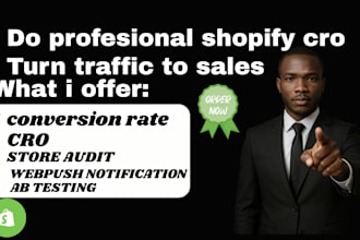 do shopify cro ab testing conversion rate optimization to increase sales