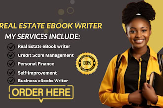 write your real estate ebook, DIY credit score, ebook writer,real estate guides