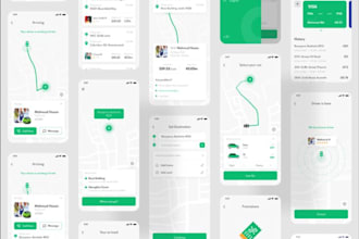 build a professional custom ride sharing app, car rental app, car booking app