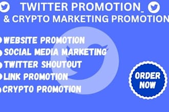 promote crypto x marketing  to 90m investor to crypto token promotion