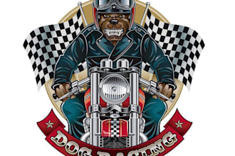 design high quality biker mascot logo with unlimited revision