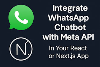 integrate whatsapp chatbot using meta API in your react or nextjs app