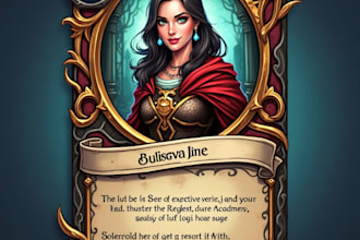 design trading card , sports card, tcg card and game card board game and ccg