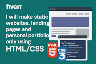 create cheap responsive landing pages using HTML and CSS