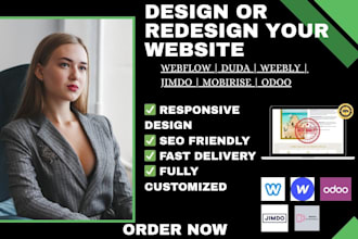 design redesign mobirise weebly webflow jimbo duda odoo website