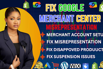 fix google merchant center misrepresentation, suspension, gtin and shopping ads