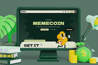 build your crypto meme coin website, pepe website memecoin site