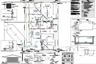 design electrical plan, plumbing, mep drawing autocad or revit for city permit