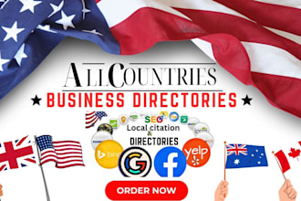 perform directory submission for SEO providing local citations