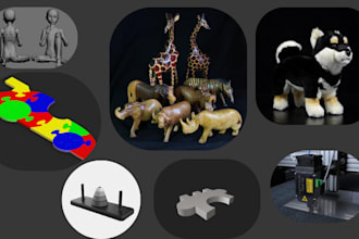3d toy design, stl files for puzzle, wooden toys, plushies, cnc laser cutting