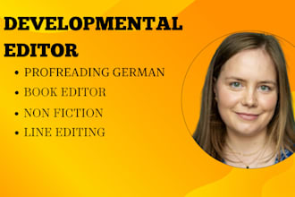 proofreading copy edit developmental edit non fiction