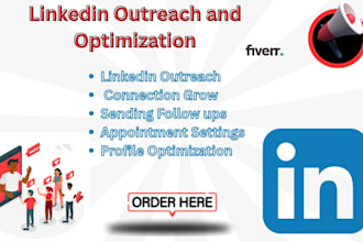 do linkedin outreach lead generation, marketing appointment setting