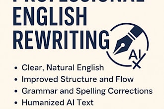 rewrite your english text to sound fluent and human