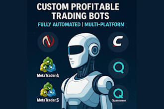 develop profitable trading bot for ninjatrader 8 and mt4 mt5 ctrader quantower