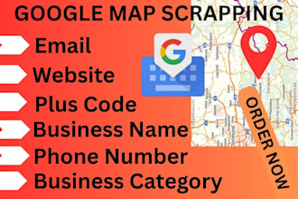find email address list scrap google map or business data with email scraping