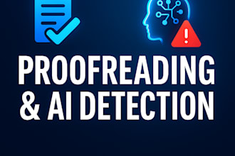 do proofreading and ai detection