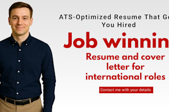 write a job winning teacher resume and cover letter for international roles