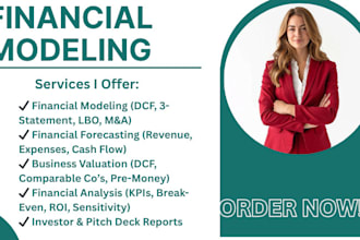 do financial model, financial forecast, business valuation, financial analysis