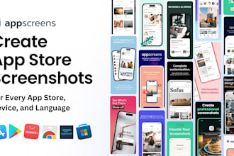 design original and best professional play store screenshot and app store