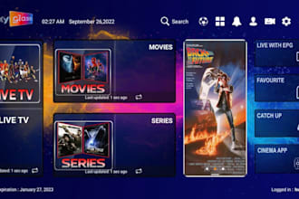 deliver m3u playlist, xtream UI setup, and iptv hosting